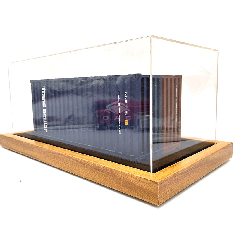 O.A.S Model Factory holds the ultimate ingenuity and launches a 20-foot container model. The model takes the real size as reference, and the structure and texture are highly restored. Relying on a professional customized team, the brand logo is cleverly integrated into the enterprise to create exclusive promotional gifts. Whether it is business banquets or exhibition events, this model can help the brand stand out with its unique charm.Amber@vesselmodel.com Tel:+86 18038048785