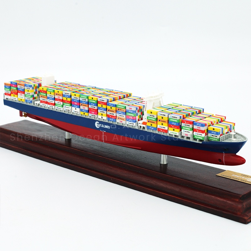The ideal choice for shipping logistics enterprises! O.A.S produced this shipping company container container ship model, can be customized in bulk, specially for creating high-quality gifts. It is highly restored to the real ship shape, the ship body lines are smooth, the container details are exquisite. After the enterprise customization, it is integrated into the brand elements for business gifts, highlighting the strength of the enterprise and passing on the beautiful vision of Yuanhang.Amber@vesselmodel.com Tel: +86 18038048785