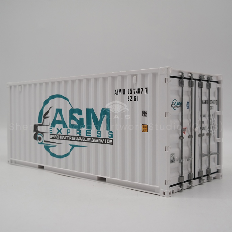 O.A.S ship model factory, focusing on 1:20 engineering container container model company logo customization. Relying on professional design team and advanced equipment, the company logo is integrated into every detail of the model, and the true texture of the engineering container is restored through fine 3D printing and hand grinding. Precise proportion, exquisite technology, enabling enterprise publicity, quickly to customize! Amber@vesselmodel.com Tel: +86 18038048785