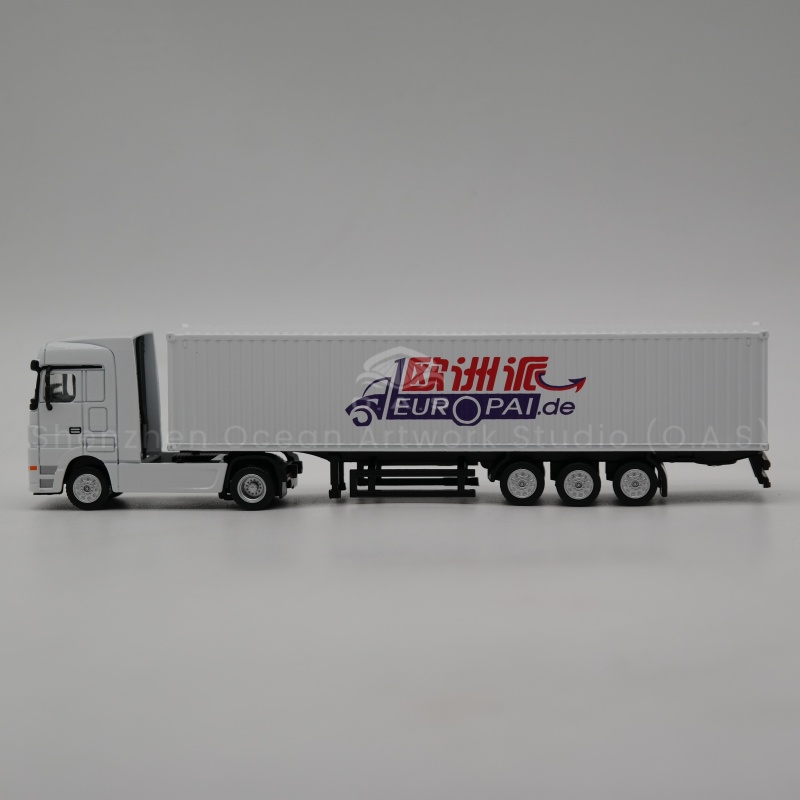 O.A.S factory has been focusing on model customization for 17 years, and now launches 1:87 Mercedes-Benz collection card model, designed for logistics companies. The model is made of high-quality ABS material, which is highly accurate to the details of the real car. Support corporate logo customization, highlight the unique brand image. The price is close to the people, high quality, and also provides free mail service, which is an excellent gift for customers and employees. Amber@vesselmodel.com Tel: +86 18038048785