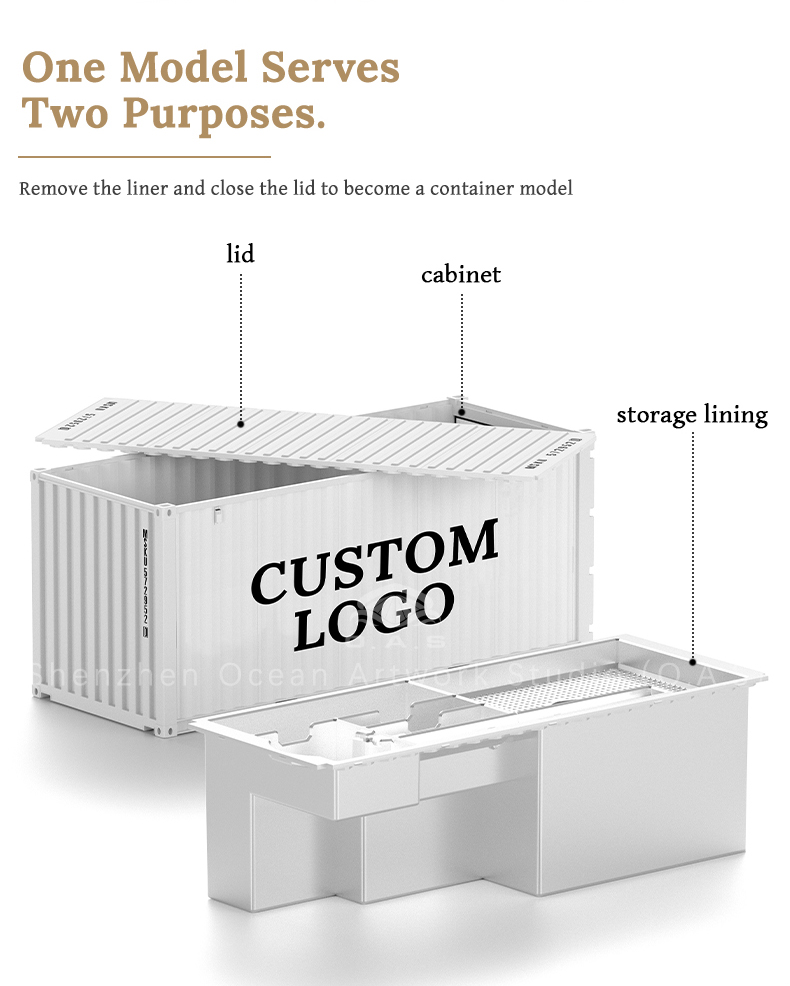 O.A.S ship model factory ingenuity to create a 1 to 20 OTG liquid bag container model, accurate reduction of liquid bag container details, from the box structure to the outline of the liquid bag, every place is lifelike. Support logo customization, enterprises can integrate the logo into it, whether it is used for industry exhibition display, or as a professional gift, can highlight the characteristics of the enterprise, help the brand image upgrade, quickly customized. Amber@vesselmodel.com Tel: +86 18038048785