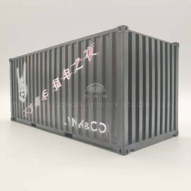 Professional freight forwarder in need of container model for publicity? O.A.S is the source manufacturer! Provide logo customization service for 20-foot container model, restore the appearance of container in all aspects, and the model is durable. The freight forwarder's logo and service concept can be integrated into it, whether it is customer appreciation or exhibition drainage, it is an excellent gift to help the freight forwarder become well-known. Amber@vesselmodel.com Tel: +86 18038048785