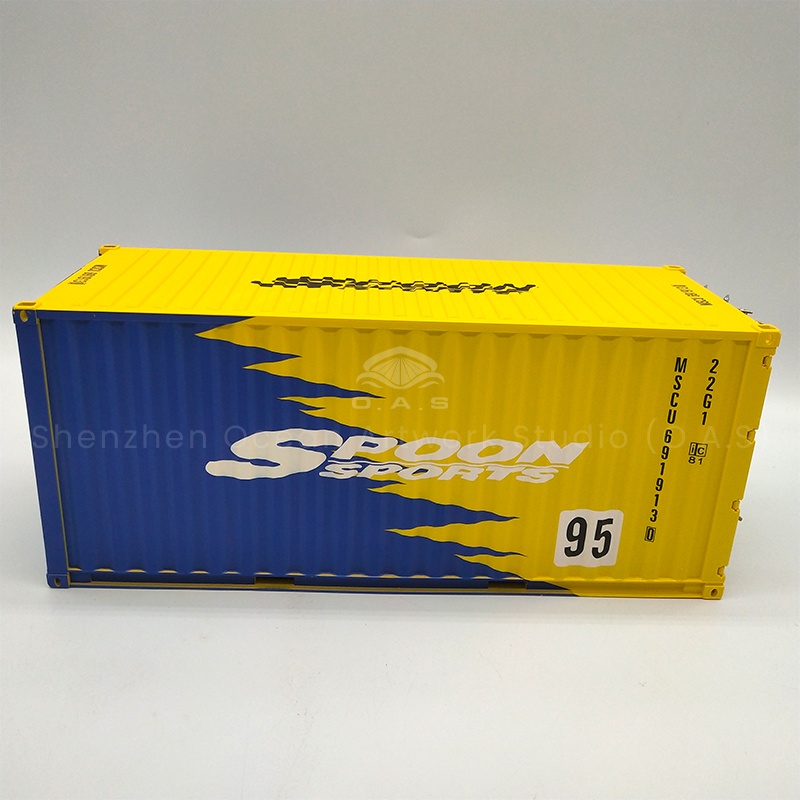 O.A.S ship model factory, is a personalized container container model LOGO customization experts! Refuse to be the same, from the beginning of the design concept, tailored to the customer. The team will integrate your creativity and brand elements into every detail of the model, with exquisite craftsmanship, give the model a unique soul, and easily create a brand