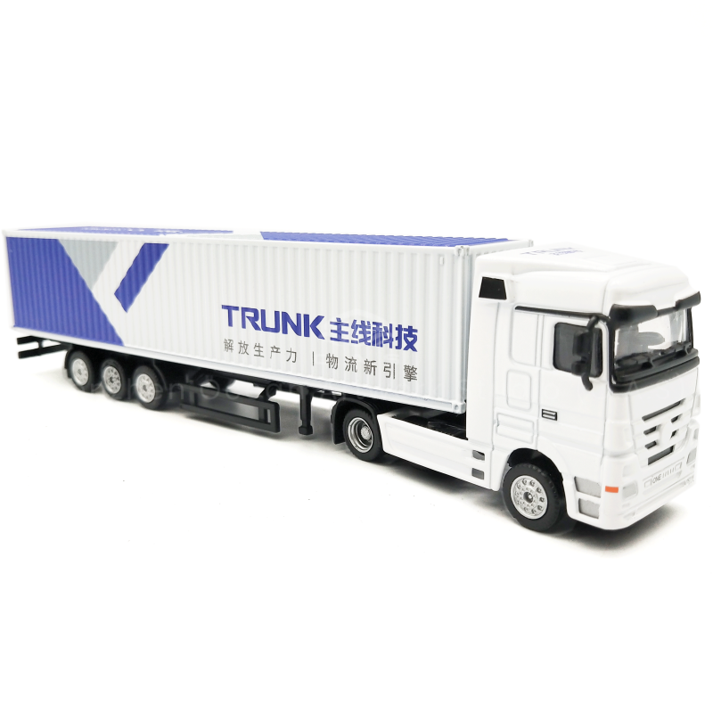 The O.A.S factory focuses on model building, launching a 1:87 TRUNK alloy container truck model. The selection of high-quality alloy, wear-resistant and good texture, accurately restore the appearance of TRUNK card, lines, Outlines are not fine. Support the customized corporate logo, the exclusive logo into it, whether it is a gift on business occasions, or the company's internal display, can help corporate image display. Amber@vesselmodel.com Tel: +86 18038048785