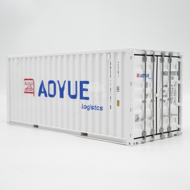 O.A.S Model factory with deep industry experience, for the shipyard to provide 20GP container model company logo customization services. The team closely focused on the brand positioning of the shipyard, carried out creative design of the model through 3D modeling, combined with laser cutting, manual painting and other processes, cleverly integrated the logo into the container model, and helped the shipyard to create unique publicity business cards. Amber@vesselmodel.com Tel: +86 18038048785
