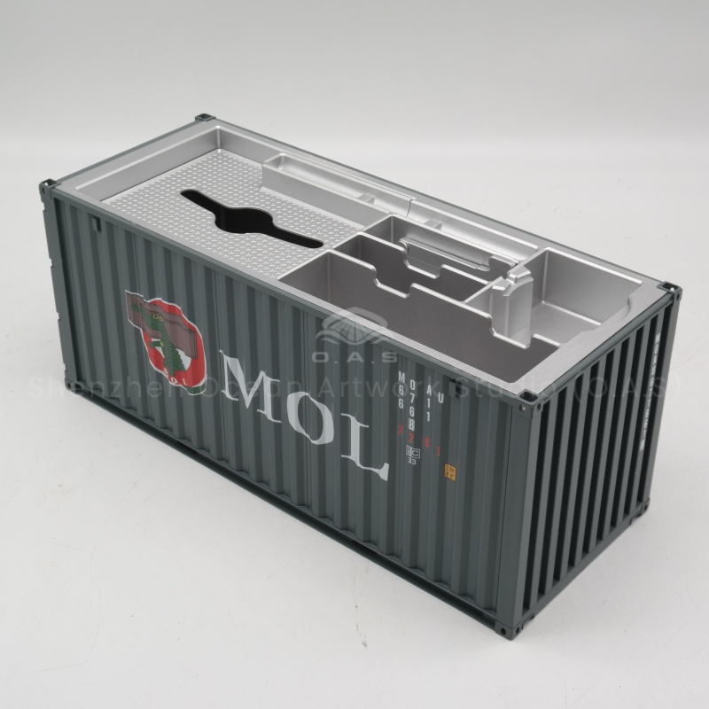 Shipping companies want to send a unique gift? O.A.S launched a 1:20MOL Marine container tissue box model, which is accurately reproduced in strict proportion, the appearance is highly restored, and the details show the quality. It is not only a practical tissue box, but also has a certain storage function. Support logo customization, easily integrate into the enterprise elements, whether business gifts or office placement, can enhance the brand image, quickly order! Amber@vesselmodel.com Tel: +86 18038048785