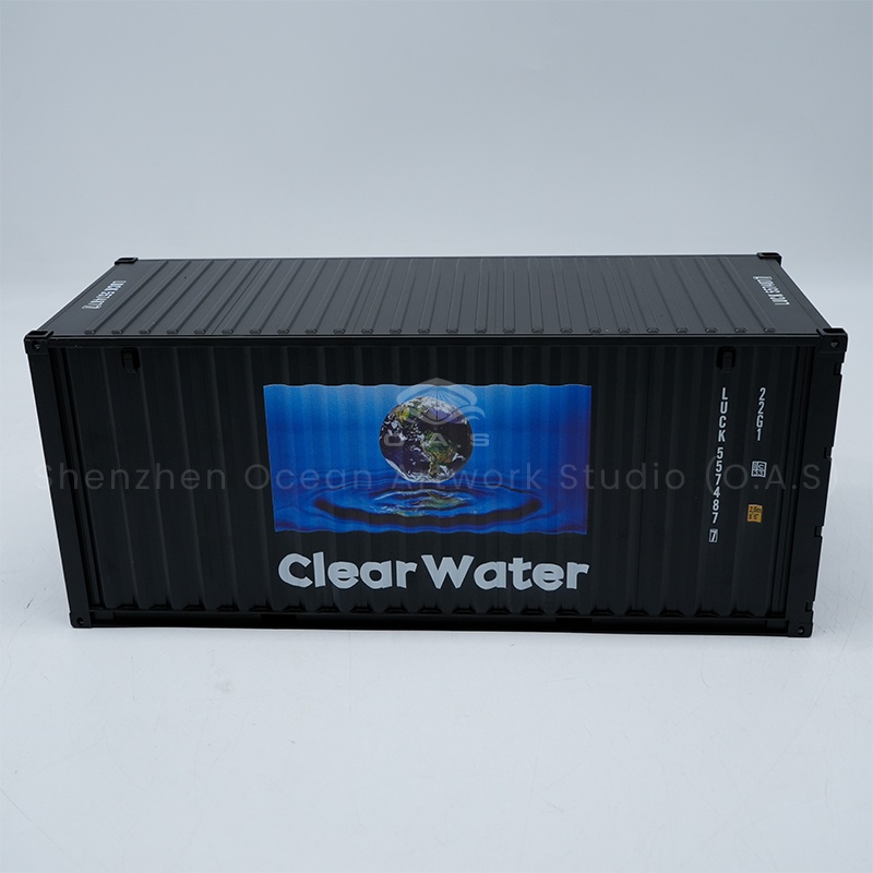 O.A.S container model manufacturers, refined 1:20 shipping container model, with high-quality materials, ingenuity, highly restore the real container style. We provide logo customization services, accurate implantation of freight forwarding logistics company logo, so that the model incarnation brand promotion tool. As a freight forwarding logistics gift, it can effectively enhance the corporate image and brand influence in business dealings.Amber@vesselmodel.com Tel:+86 18038048785