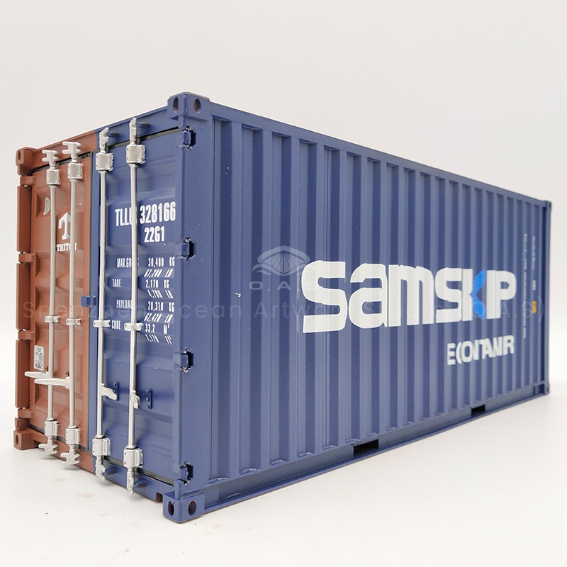 O.A.S Ship Model Factory launches 20GP container model customization service! Whether it is logo customization, or creative graffiti design, we can meet. The factory has rich experience and exquisite workmanship, and the model is not only highly restored to the details of the container, but also superior in quality. As an exhibition gift, office decoration, unique and eye-catching, help enterprise publicity and brand promotion. Amber@vesselmodel.com Tel: +86 18038048785