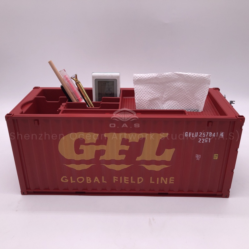 【LAC】O.A.S Container Model Factory Scale1:20 Shipping Container Logistics GFL Customized Storage Box Container Model