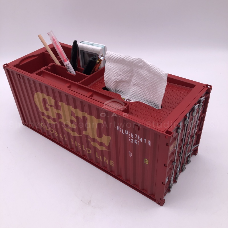 Freight forwarding enterprises want to strengthen the brand memory point? O.A.S ship model factory 1:20 container tissue box model to help! Carefully built with reference to real containers, the appearance is highly restored. Support enterprise logo customization, placed in the office, customer reception area, can not only highlight the characteristics of the industry, but also can always promote the enterprise, easily deepen the brand impression, and quickly customize. Amber@vesselmodel.com Tel: +86 18038048785