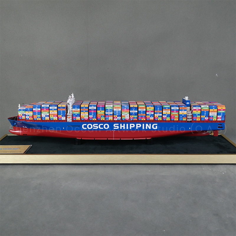 O.A.S specializes in creating container ship models for shipping agents, supporting development and customization. From the hull lines to the container details, are carved with strict craftsmanship, highly restored. As a high-quality choice for shipping logistics gift customization, it can not only highlight the characteristics of the industry, convey a professional image, but also carry the value and good wishes of enterprises for cooperation, and become an ideal gift for business exchanges.Amber@vesselmodel.com Tel: +86 18038048785