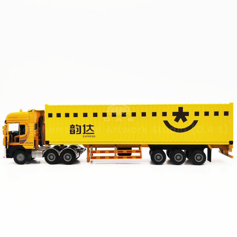 O.A.S professional container truck model manufacturers, carefully crafted 1:50 display with set card model custom gifts. Model with precise proportion, fine technology, highly restore the vehicle style, showing the atmosphere texture. Can be customized according to demand, integrate exclusive elements, suitable for exhibition, exhibition hall and other scenes, become a bright spot, highlight the unique style. Amber@vesselmodel.com Tel: +86 18038048785