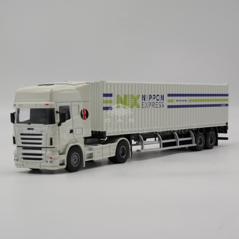 【LAC】O.A.S Container Model Factory shipping Gift Customized 1:50 NIPPON Alloy Material  Container Model Truck
