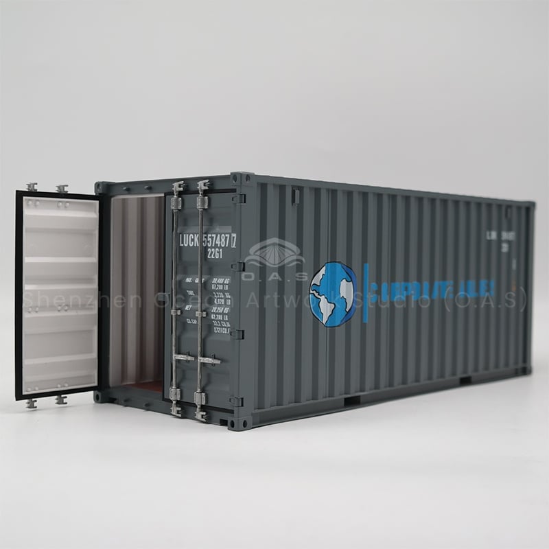【LAC】O.A.S Container Model Factory scale1:20 Plastic Crafts Shipping Boxes Corporate Miniature Container Model