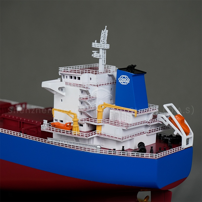 This 65cm shipyard bulk carrier model produced by O.A.S supports small batch customization and is the perfect choice for the company's opening gift. It is carefully carved by professional craftsmen, accurate restoration of bulk carrier structure, smooth ship body, exquisite details. Batch customization, the enterprise will be integrated into it, the opening of the gift, which means that the company is like a ship sailing, riding the wind and waves in the sea of commerce, opening a prosperous chapter.Amber@vesselmodel.com Tel: +86 18038048785
