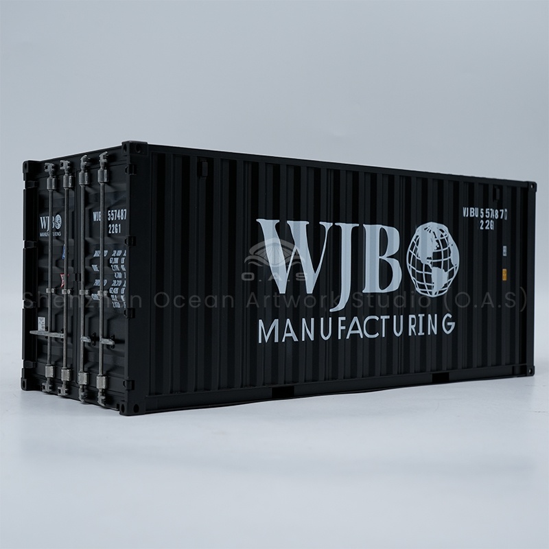 O.A.S ship model factory ingenuity to create 1:20 shipyard container container model company logo customization service. We use deep industry experience, combined with shipyard culture and brand elements to design, the use of 3D modeling, CNC machining and other technologies, accurate restoration of model details, the logo cleverly integrated into it, to help the shipyard stand out in the publicity and promotion. Amber@vesselmodel.com Tel: +86 18038048785