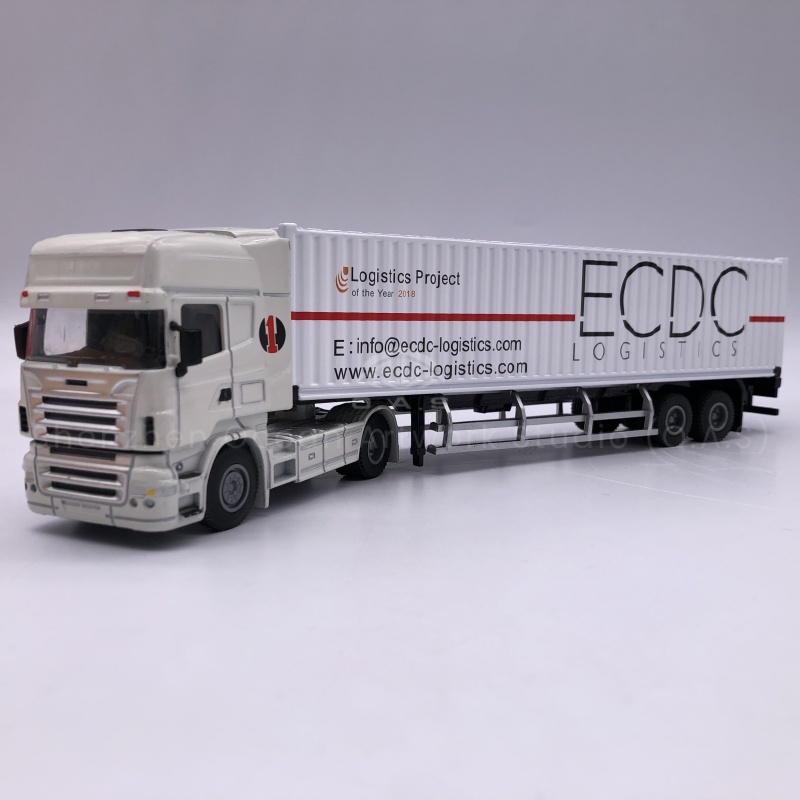 【LAC】O.A.S Container Model Factory Shipping Gift Customized 1:50 DCEC Alloy Material  Container Model Truck