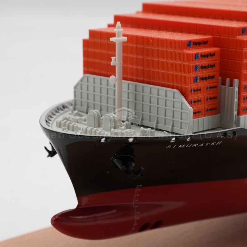 XAC 24000TEU  Freight Forwarder Logistics Present  Shipping Gift Hapag-Lloyd Customized  Metal Shipping Container Ship Model
