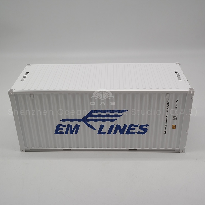O.A.S Container factory focuses on 1:20 container model customization. According to the needs of shipping enterprises, the logo is cleverly integrated into the model to highly restore the details of the container. From the metal texture of the shell to the opening and closing structure of the door, it is the ultimate. Model as a shipping gift, suitable for business meetings, customer appreciation, help enterprises to create a professional high-end brand image. Amber@vesselmodel.com Tel: +86 18038048785