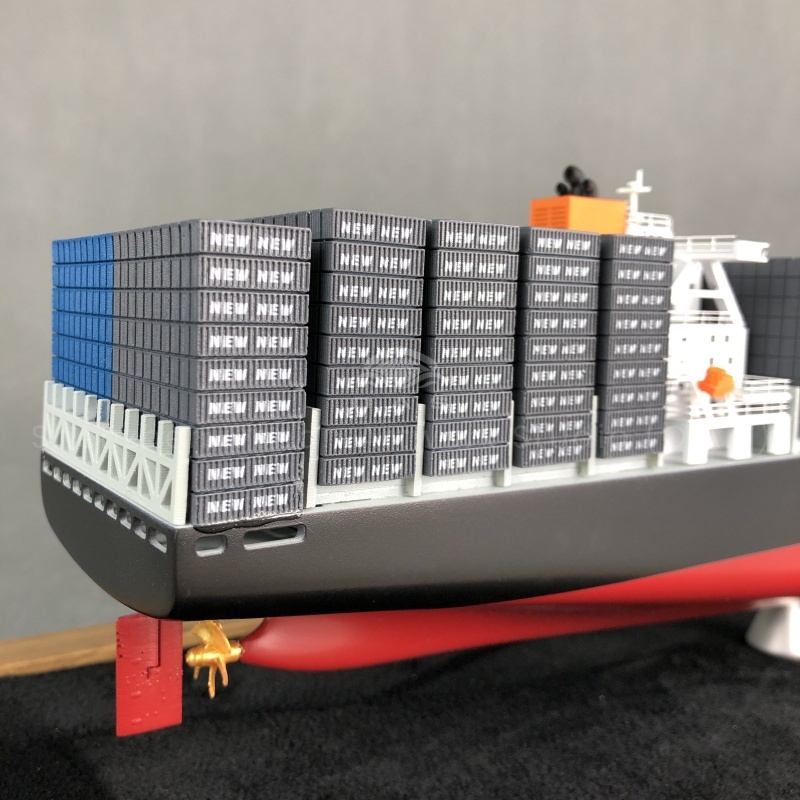 Showcase maritime grandeur with our 65cm Container Ship Model, a meticulously scaled boat replica symbolizing cargo shipment prowess. Perfect for Shipping Line enthusiasts, this detailed masterpiece captures the essence of global trade's mighty vessels.Amber@vesselmodel.com Tel:+86 18038048785 Static container ship modelcontainer ship model,scale Boat model,cargo shipment,container shipping model,Shipping Line 65cm container ship modelcontainer ship model scale Boat model cargo shipment Shipping Line