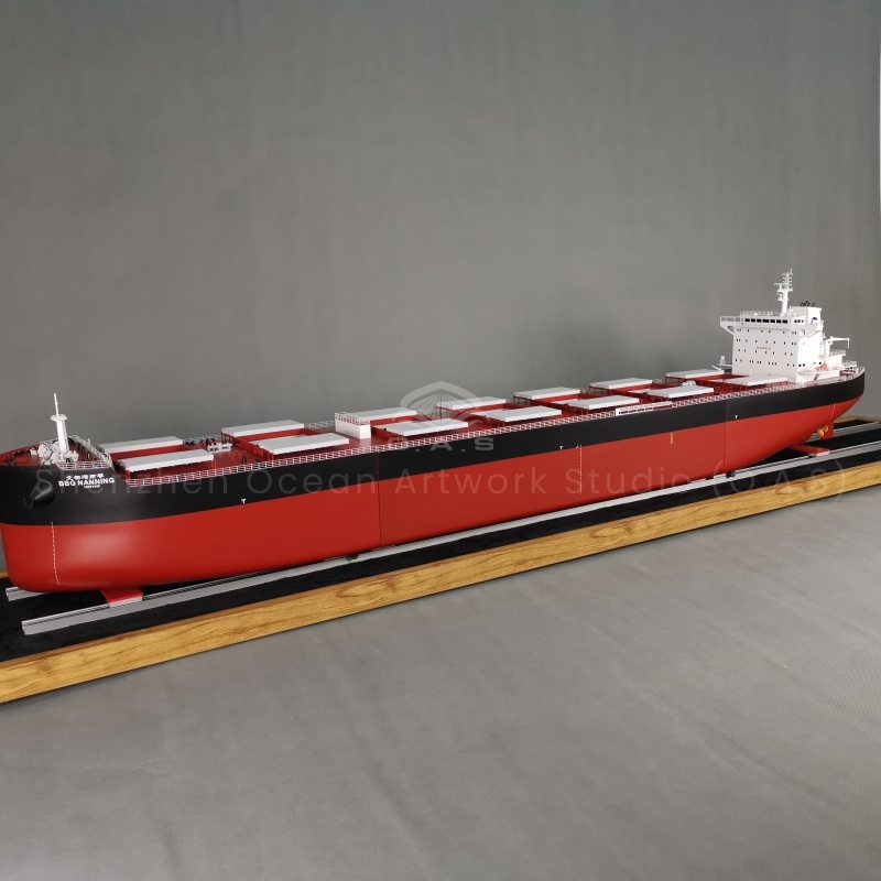 This model boat produced by O.A.S is the perfect combination of craft and art. It is made of high quality materials and carefully sculpted to reveal every detail of the hull. The streamlined design of the hull, the detailed layout of the deck and the delicate construction of the parts on board all reveal the fine craftsmanship of the model.Amber@vesselmodel.com Tel:+86 18038048785