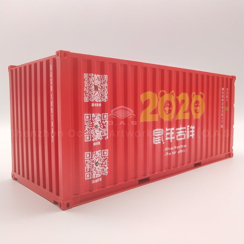 【LAC】O.A.S Container Model Factory Customized Scale1:20 Plastic Crafts Shipping Boxes 2020 Container Model