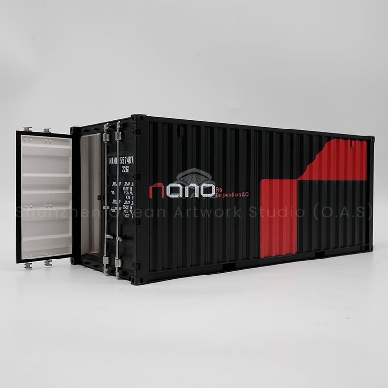 【LAC】O.A.S Container Model Factory Customized Scale1:20 Plastic Crafts Shipping Boxes  NANO Container Model