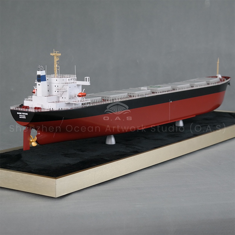 【NAC】O.A.S Customized 100cm Bulk Cargo Ship Model Factory Shipping Gift Logistics Novelty Gifts