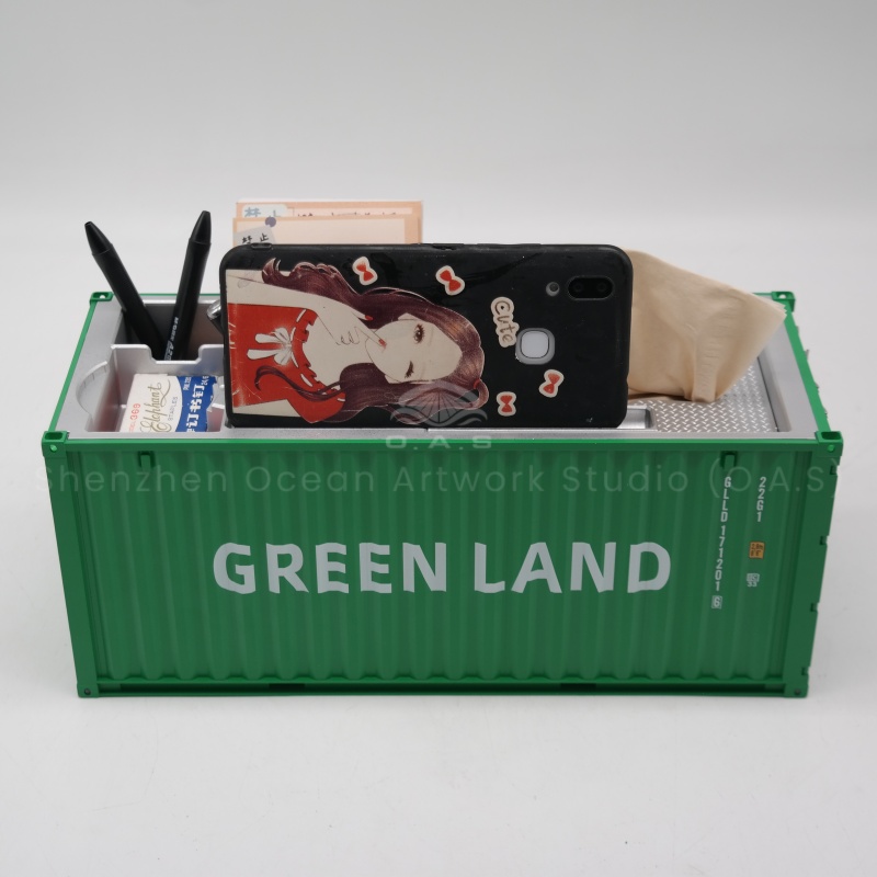 Still struggling to send what shipping forwarding gifts? O.A.S Model Factory's 1:20 creative container tissue box model is the way to go! It cleverly integrates practical tissue boxes and container modeling, supports logo customization, which can not only highlight corporate personality, but also add nautical atmosphere to daily office and life, help brand publicity, and quickly customize! Amber@vesselmodel.com Tel: +86 18038048785