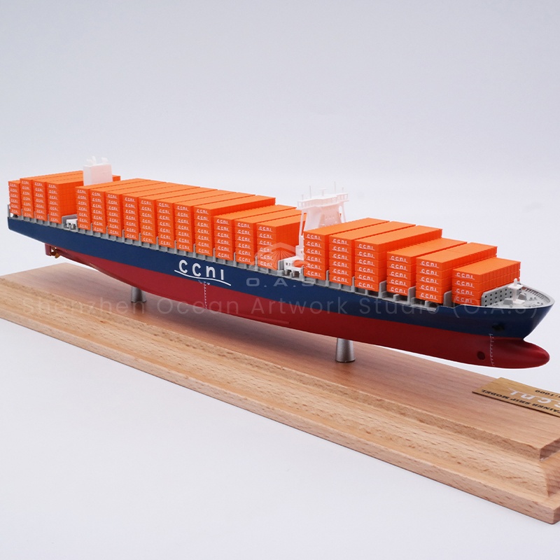 O.A.S, a ship model manufacturer specializing in the shipping field, provides a full range of customization services. Support LOGO painting customization, the enterprise logo accurately presented on the ship model. Good at creating all kinds of shipping logistics gifts, from container ship models to container ship models. Exquisite workmanship, efficient mass production, is the only choice for enterprises to customize exclusive ship models.Amber@vesselmodel.com Tel: +86 18038048785