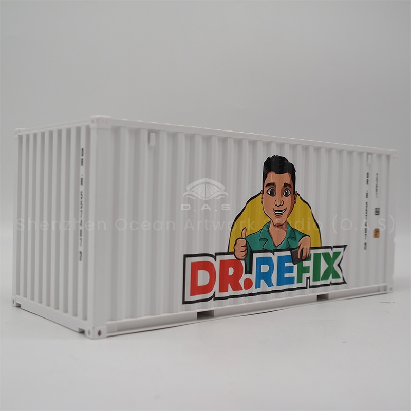 O.A.S is a leader in the production of shipping container models, focusing on mass customized container models. The team carried out a comprehensive analysis of the shipping container, and the model from the exterior paint tone to the internal structure, to achieve realistic reproduction. With the advantages of large-scale production, we can give a very cost-effective quotation, and can integrate into the customer's exclusive design, providing a publicity tool for shipping enterprises. Amber@vesselmodel.com Tel: +86 18038048785
