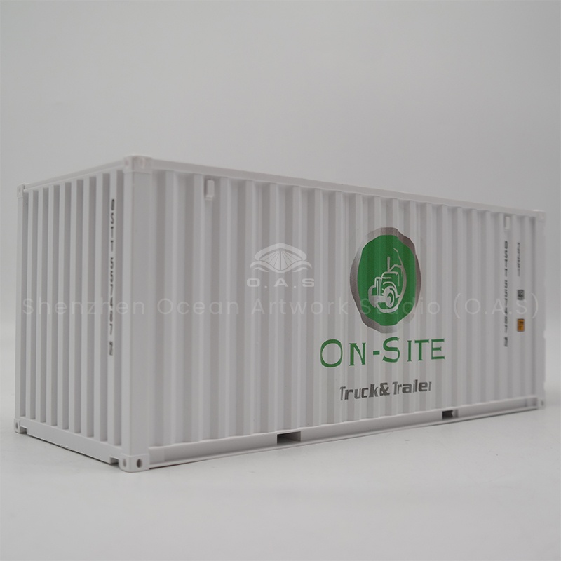 O.A.S professional container model manufacturers, the main 20-foot container model. Shipping agency creative container model cleverly combines shipping elements with innovative design, 1:20 replica of real container details. Support batch wholesale, cost-effective pull full. Whether it is the ship agency company to do publicity, or the exhibition layout to attract traffic, the sea art square model can be useful, welcome to inquire. Amber@vesselmodel.com Tel: +86 18038048785