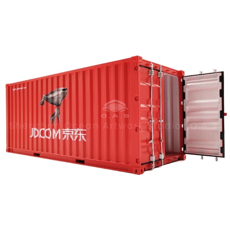 O.A.S as a strength container model manufacturers, ingenuity launched 20 feet creative container model. The model breaks the tradition and integrates unique creativity, which is very artistic while accurately restoring the real container. Support bulk wholesale, to provide merchants with competitive prices. Whether used for shop decoration, commercial publicity, can instantly attract attention, welcome to call to negotiate. Amber@vesselmodel.com Tel: +86 18038048785