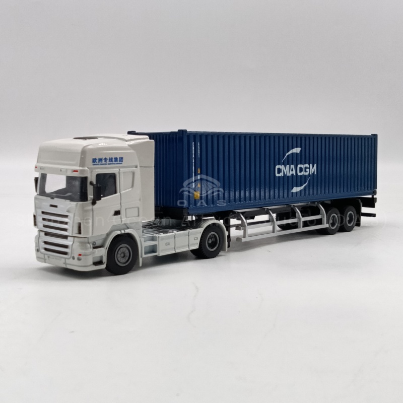 【LAC】O.A.S Container Model Factory Customized Scale 1:50 Shipping Line Gift CMA CGM Container Diecast Truck Models