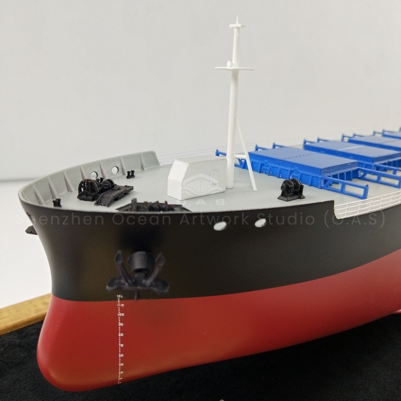 This nine-cabin dry bulk carrier model produced by O.A.S shows the majestic appearance of a large dry bulk carrier in detail. The nine cargo holds are arranged neatly, the hull design is scientific, the proportion is coordinated, and the craftsmanship is exquisite. The appearance of the model is highly simulated, and every detail has been carefully crafted.Amber@vesselmodel.com Tel:+86 18038048785