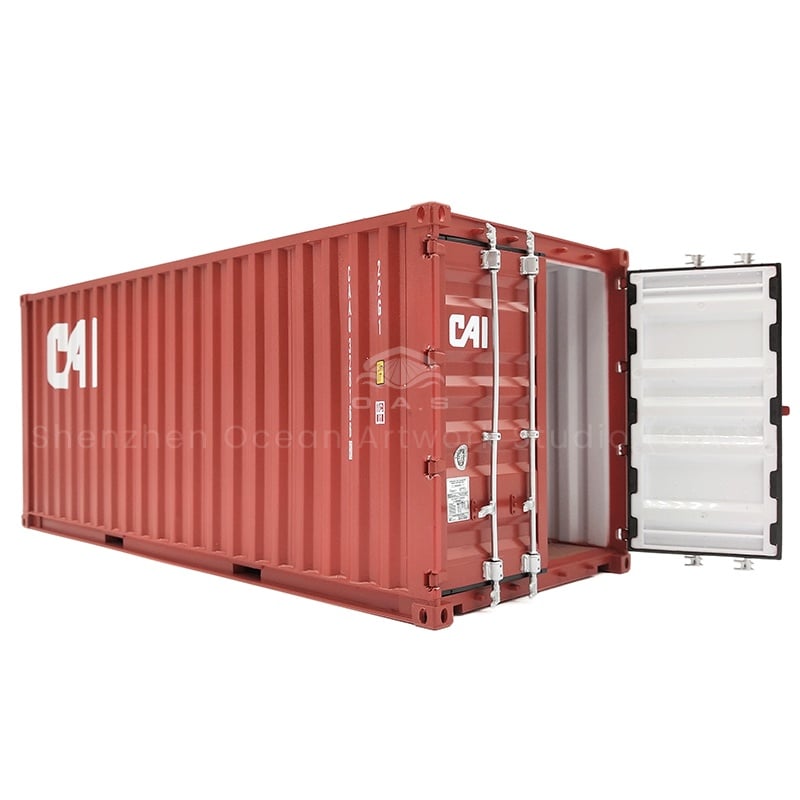 O.A.S rely on superb technology, ingenuity carved 1:20 container model. The model is built according to the real scale, the material is exquisite, and the details are lifelike. Support logo customization, the brand cleverly integrated. It is not only a very artistic shipping gift, for business gifts, highlight the style, but also become the effective