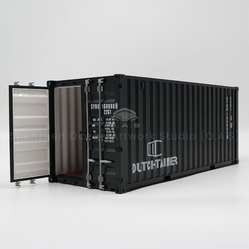 【LAC】O.A.S Customized 1:20 Plastic Crafts Shipping Boxes DUTCHTAINER Container Model for  Gifts