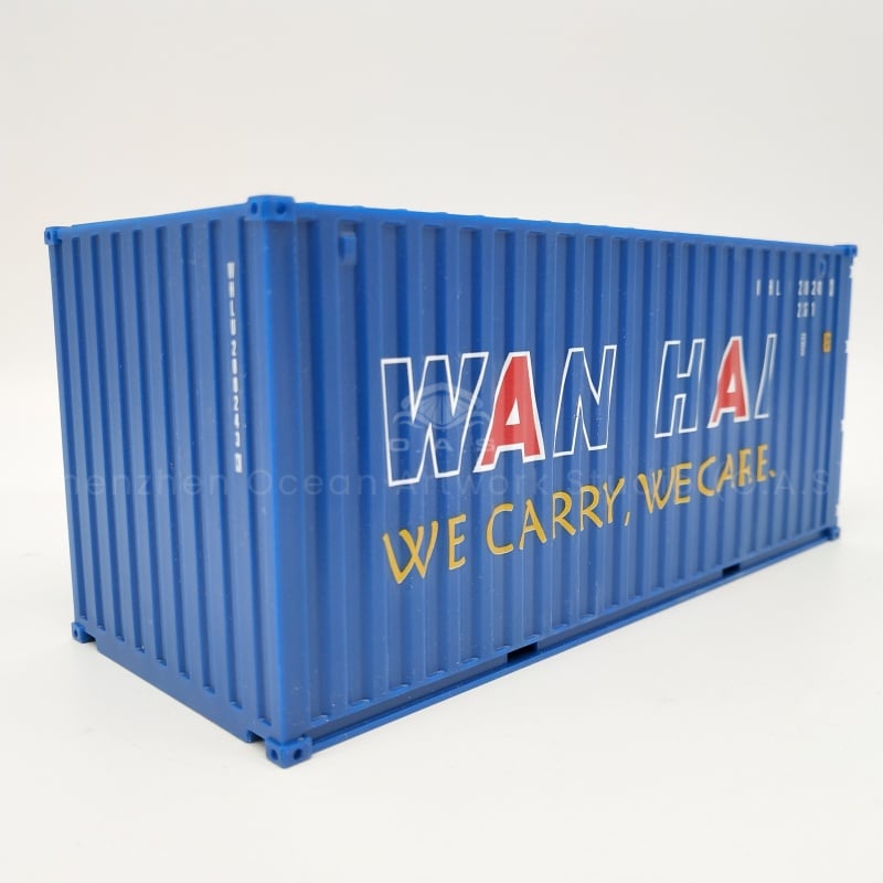 【LAC】O.A.S Container Model Factory 20GP Plastic Crafts Shipping  Scale1:35 WAN HAI Miniature Container Model