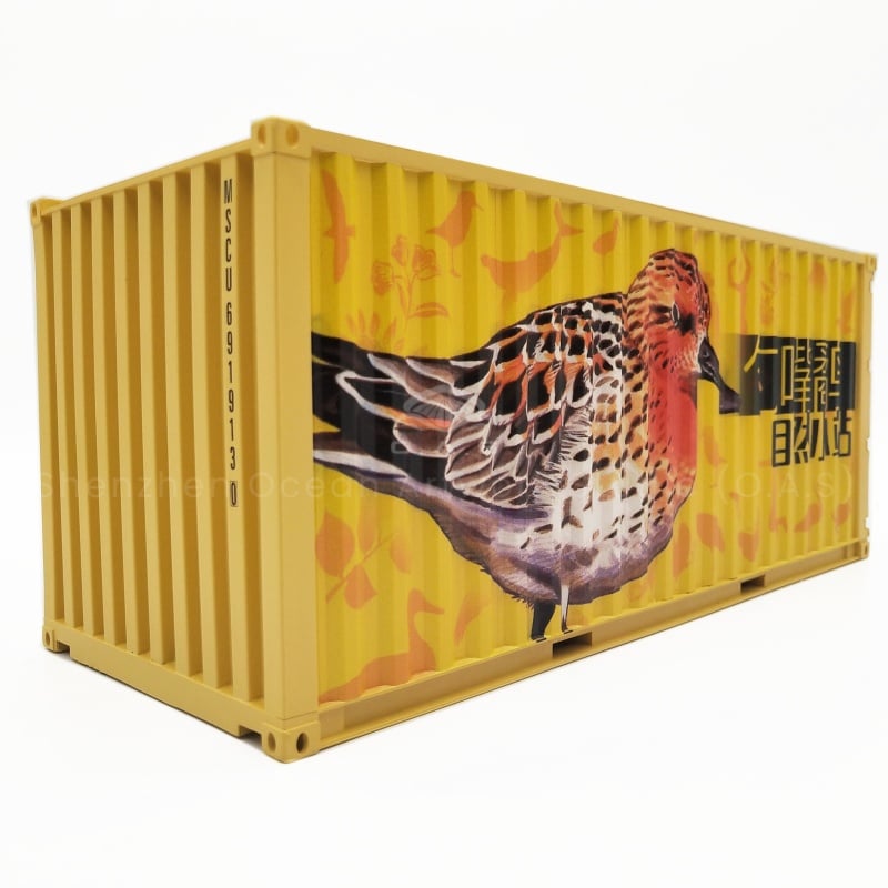 【LAC】O.A.S Container Model Factory Customized Scale1:20 Plastic Crafts Shipping Boxes  Doodle Container Model