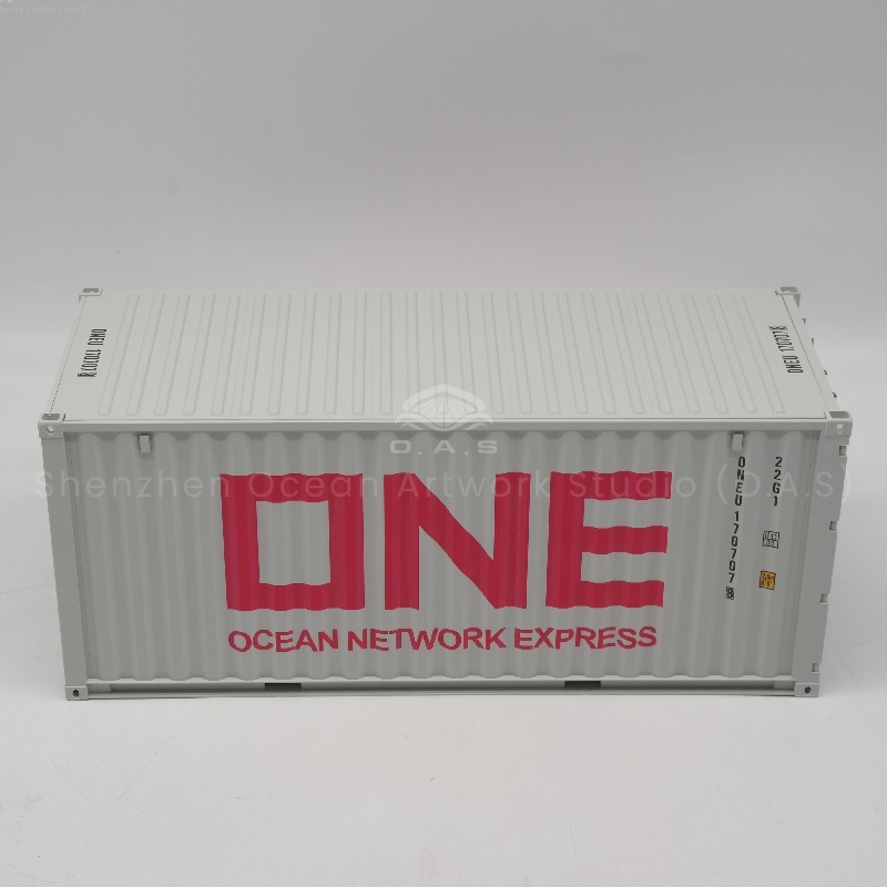 O.A.S Model factory, focusing on model making. 1:20 ONE container model is a star product, tailored for the shipping freight forwarding logistics industry. With exquisite craftsmanship, the model has both collection value and commemorative significance, and has served a number of industry enterprises, and its quality has been recognized. Amber@vesselmodel.com Tel: +86 18038048785