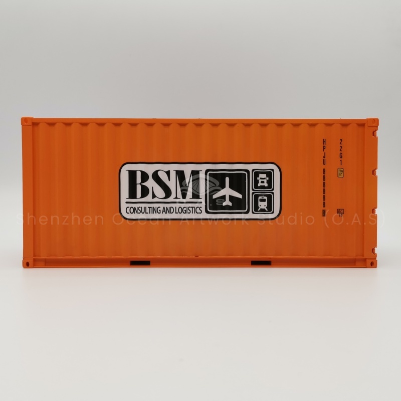 When shipping freight forwarding meets creativity, this 20GP creative container model comes into being! O.A.S, as a professional container model manufacturer, provides you with a full range of logo customization services. The model takes inspiration from the real 20GP container and adds a creative design that is both practical and eye-catching. As a logistics gift, will be able to leave a deep impression in the hearts of customers.Amber@vesselmodel.com Tel:+86 18038048785
