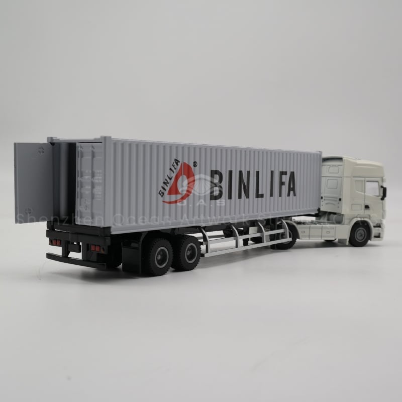 O.A.S has focused on model customization for 17 years, and launched 1:50 alloy cargo container truck models to customize services. Our careful selection of high quality alloys and exquisite workmanship make it possible to reproduce the details perfectly, no matter what design you provide. The model has excellent texture and highly restores the idea. Is the ideal choice for enterprise publicity, business gifts, quality assurance. Amber@vesselmodel.com Tel: +86 18038048785