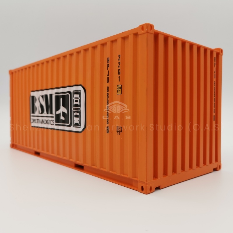 When shipping freight forwarding meets creativity, this 20GP creative container model comes into being! O.A.S, as a professional container model manufacturer, provides you with a full range of logo customization services. The model takes inspiration from the real 20GP container and adds a creative design that is both practical and eye-catching. As a logistics gift, will be able to leave a deep impression in the hearts of customers.Amber@vesselmodel.com Tel:+86 18038048785