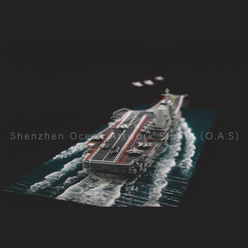 Shandong Aircraft Carrier model, inspired by China shipyards, customized with durable ABS material for long‑lasting use. This highly detailed replica features realistic design, precise proportions, and smooth finish, making it an ideal gift for military enthusiasts, collectors, or corporate presents.Amber@vesselmodel.com Tel: +86 18038048785