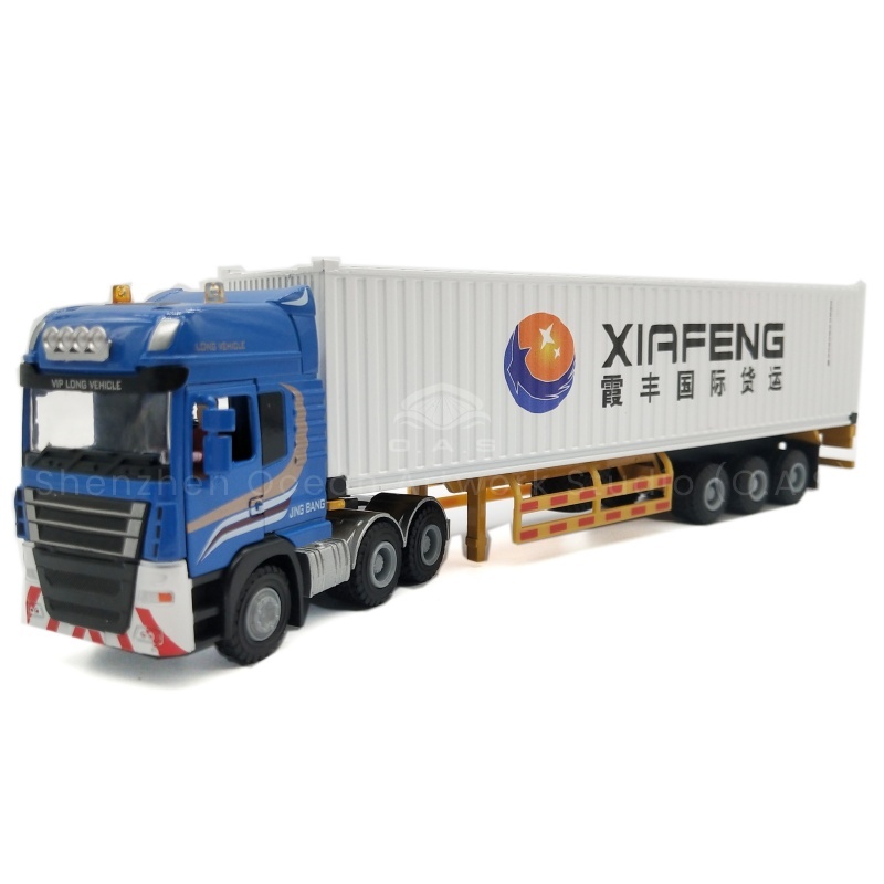 O.A.S ship model factory, specializing in customized 1:50 container truck model company gifts. We use exquisite technology to create a set of card model, highly restore the details of the real car, quality. It can be integrated into exclusive elements according to the needs of the company, whether it is business contacts, or employee benefits, it can perfectly convey the company's heart and highlight the unique style. Amber@vesselmodel.com Tel: +86 18038048785