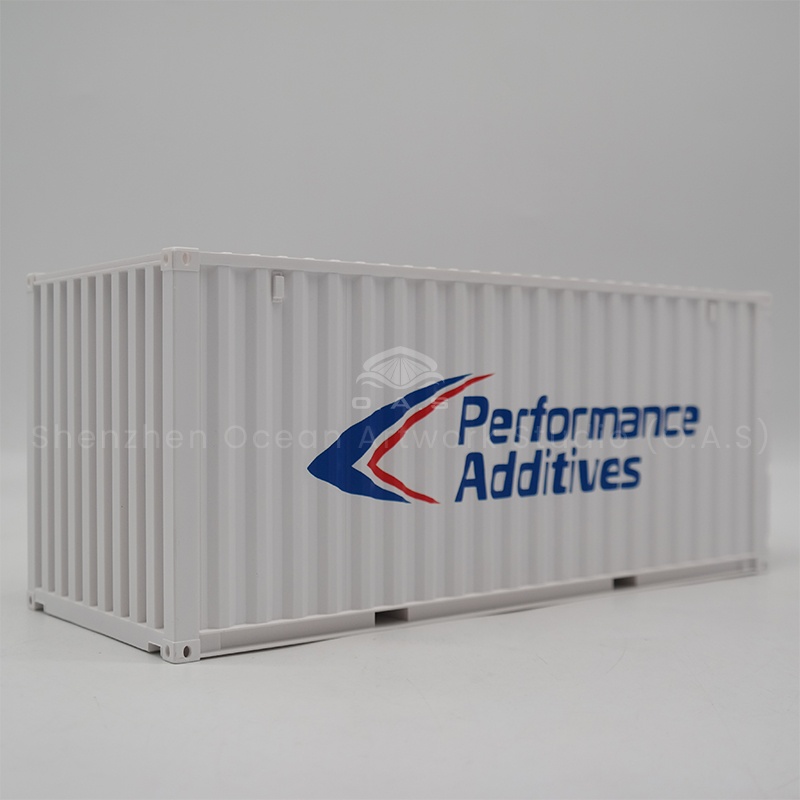 O.A.S ship model factory for you to create a personalized container container model, customized company exclusive logo. The team gives full play to creativity, from the line to the color matching, the logo and the model are perfectly combined, and every detail is carved through superb craftsmanship, so that the model becomes a unique