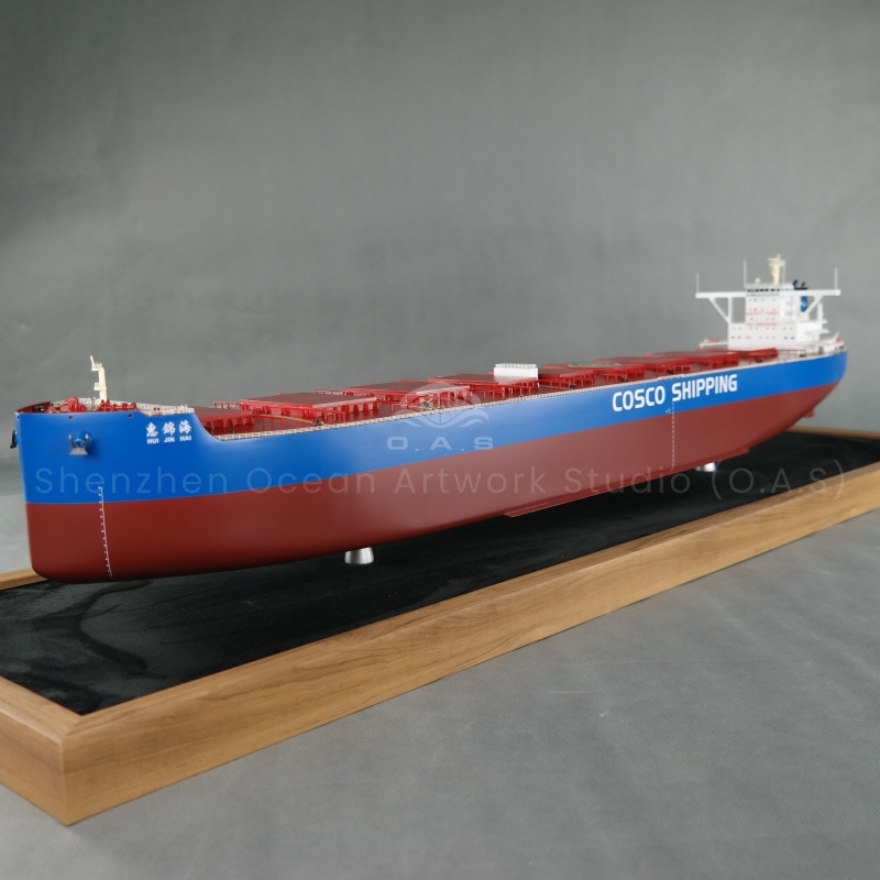 【LAC】O.A.S Ship Model Factory HUIJINHAI Customizable 120cm  Bulk Cargo Ship Model for Shipping Gift