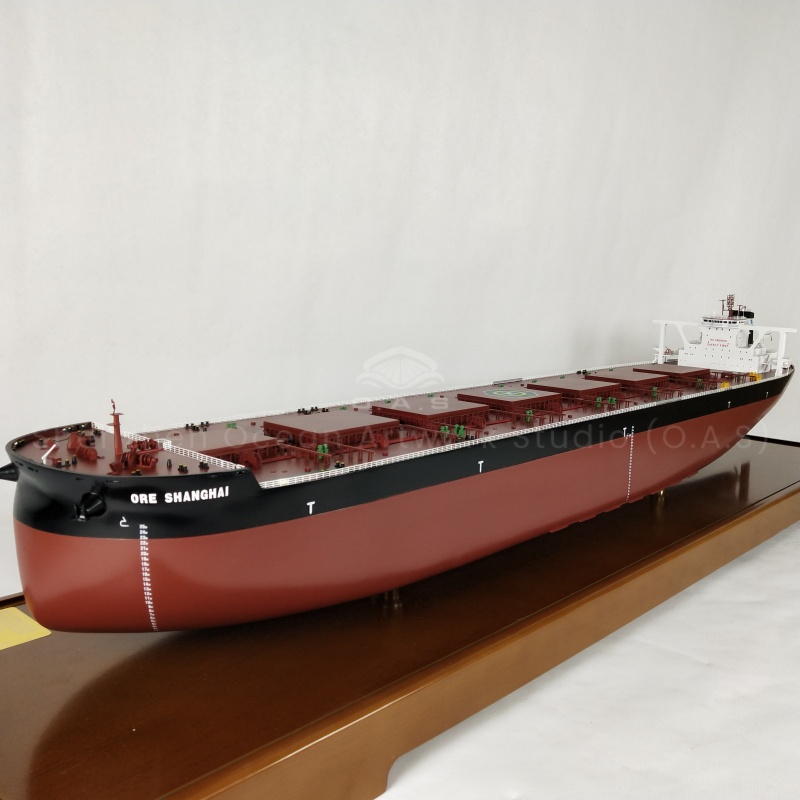 【NAC】O.A.S Handmade Customized 145cm Bulk Cargo Ship Model Factory Shipping Gift Model for Christmas or Father's Day