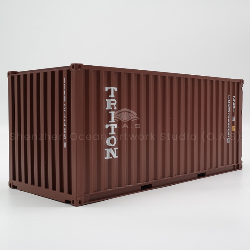 Shipping forwarder companies want to send a unique gift? O.A.S 1:20 TRITON container model is not to be missed! The model is highly reminiscent of the TRITON container appearance, and the details stand up to scrutiny. Support logo customization, giving the model unique attributes. As a promotional gift, it not only highlights taste, but also deepens customer impression, O.A.S guarantees customized quality throughout the process. Amber@vesselmodel.com Tel: +86 18038048785