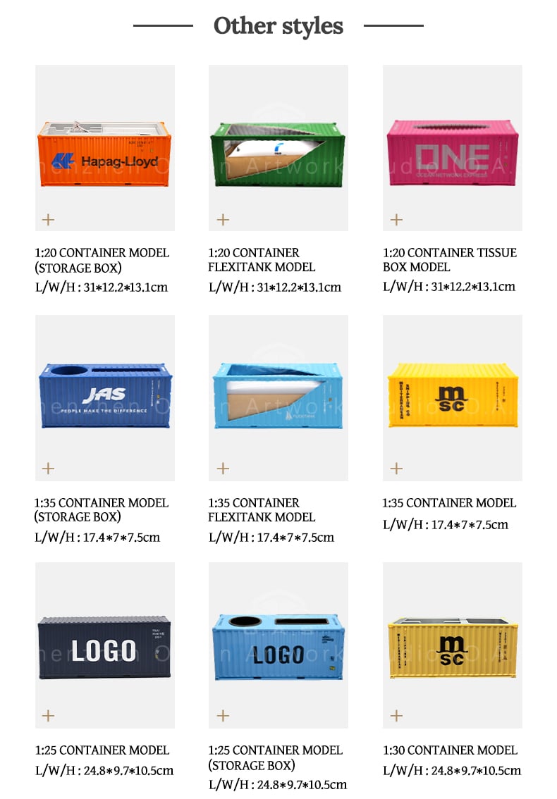 Freight forwarding peers look over! The O.A.S factory launched a 1:20K LINE container model, replicating every detail of the K LINE container with full fidelity. Support logo customization, print your company's logo. As a shipping logistics gift, whether it is a gift when visiting customers or placed in the exhibition hall, it can greatly enhance brand exposure and help business growth. Amber@vesselmodel.com Tel: +86 18038048785